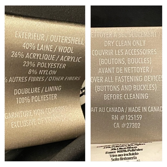 Soia&Kyo classic black and white boucle coat size M - Picture 16 of 16